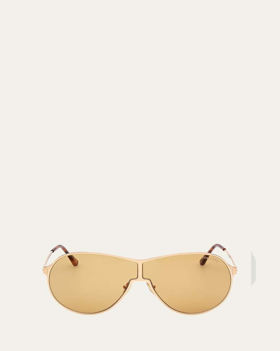 Gaia Metal Aviator Sunglasses